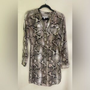 BANANA REPUBLIC HERITAGE COLLECTION DRESS SNAKE PRINT